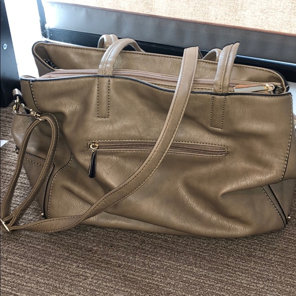 Taupe shoulder bag - Picture 2 of 5